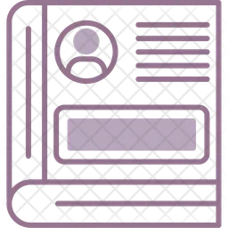 Libreta de contactos  Icono