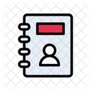 Directorio Libreta De Contactos Registros Icon