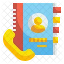 Libreta de contactos  Icono