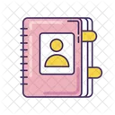 Libreta de contactos  Icono