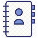 Libreta de contactos  Icono