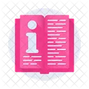 Libro De Informacion Informacion Folleto Icono