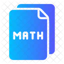 Libro de matemáticas  Icono