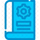 Libro Referencia Material Icono