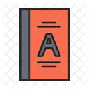 Abc Alfabeto Libro Icono