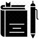 Scrivere Un Libro Un Documento Pubblicato Un Catalogo Icon