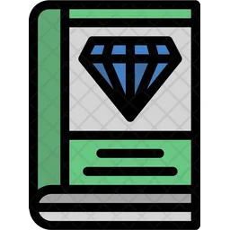 Libro diamante  Icono