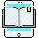 Ebook Telefono Inteligente Estudio Icono