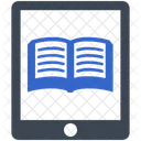 Lector Libro Electronico En Linea Icono