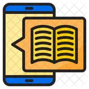 Libro Electronico Educacion Aprendizaje En Linea Icono