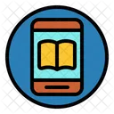 Libro Electronico Telefono Inteligente Movil Icono