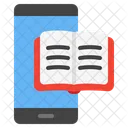 Libro Electronico Conocimiento Elearning Icono