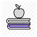 Apple Educacion Aprendizaje Icono