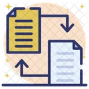 Transferencia De Archivos Transferencia De Datos Intercambio De Datos Icono