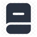 Libro menos  Icono
