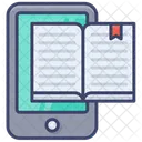 Libro Movil Libro Electronico Telefono Icono