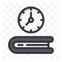 Reloj de libro  Icono