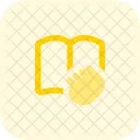 Toque de libro  Icono