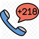 Libya Dial Code  Icon