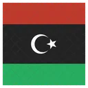 Libye Libyen National Icône