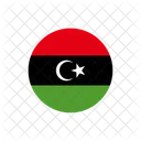 Libyen Landesflagge Flagge Symbol