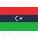 Libyen Flagge Libyen Flaggen Symbol