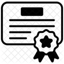 Licenca Patente Certificado Ícone