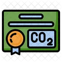 Licença de carbono  Ícone