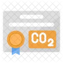 Licença de carbono  Ícone