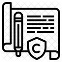 Licenca De Direitos Autorais Direitos Autorais Direitos Autorais Ícone