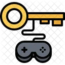 Licenca De Jogo Chave De Jogo Gamepad Ícone