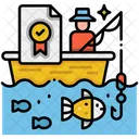 Licenca De Pesca Licenca Acordo Icon