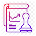 Licence Timbre Contrat Icône