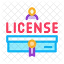 Licencia Diploma Medico Icono
