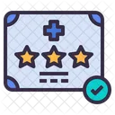 Licencia Medica Certificada Icono
