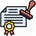 License Document Stamp Icon