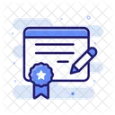 License Certificate Guarantee Icon