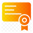 License Certificate Contract Icon