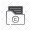License Document Copywriting Icon