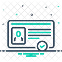 License Credential Authorization Icon