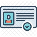 License Credential Authorization Icon
