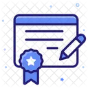 License Certificate Guarantee Icon