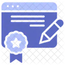 License Certificate Guarantee Icon