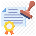 License Document Stamp Icon