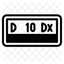 License plate  Icon