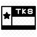 License Plate Building Connection Icon