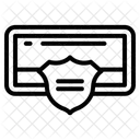 License Plate Building Connection Icon
