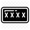 License Plate Number Plate Accessories Icon