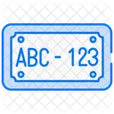 License plate  Icon