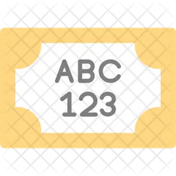 License Plate  Icon